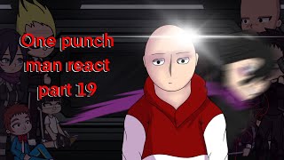 One punch man character react  Opm gacha react  gacha react  gcrv  part 19 [upl. by Mitchiner]