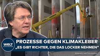 LETZTE GENERATION Anklage Nach Farbattacke auf Brandenburger Tor erste Prozesse geplant [upl. by Eivad]