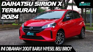 50JT LEBIH MURAH Dari BRIO amp AGYA Mending Daihatsu Sirion TERMURAH Tipe X PROMO Jadi Dibawah 200JT [upl. by Anoyi]