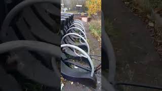 Mansfield amp Pinxton train station amazing cycle stand  Lahore to London [upl. by Ennaylil]