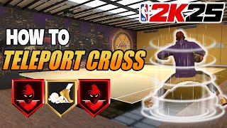 HOW TO TELEPORT CROSSOVER GLITCH IN NBA 2K25 [upl. by Yelnik]