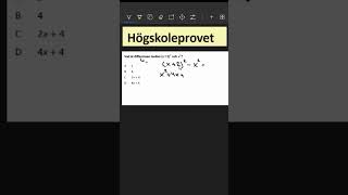 Högskoleprovet högskoleprovet enkelt tricks tips matematik matte utbildning enkelt studera [upl. by Yroj664]