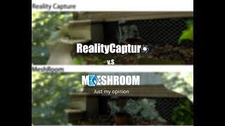 MeshRoom Vs Reality Capture with blender [upl. by Yziar]