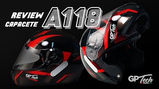 REVIEW  Capacete GP Tech A118 Articulado [upl. by Neely340]