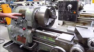 11943 Clausing Colchester 15” x 50” Lathe 2 18” Spindle Bore wwwvanderzielmachinerycom [upl. by Chanda300]