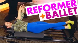 Pilates Reformer Workout  BALLET on Reformer  45 Min  ALL LEVELS  with Jumpboard [upl. by Silvers]