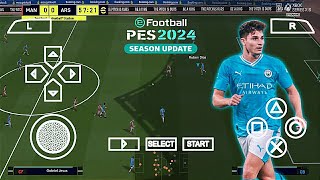 eFootball PES 2024 PPSSPP Download Mediafıre [upl. by Jordon]