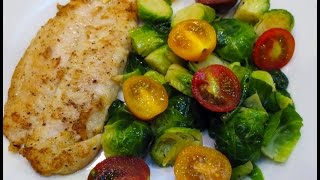 Garlicky Pan Seared FISH FILLET [upl. by Aitnic843]