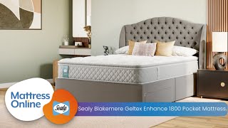 Sealy Blakemere Geltex Enhance 1800 Pocket Pillow Top Mattress [upl. by Anigar]