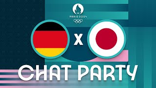 Germany v Japan  Mens Olympic Basketball Tournament Paris 2024  Chat Party ⚡🏀 [upl. by Yadsnil]