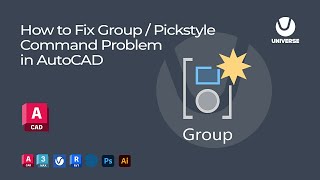 How to Fix Group amp Pickstyle Command Problem In AutoCAD I AutoCAD 2020 [upl. by Inalaehon302]