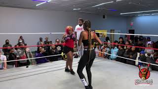 Onna Bamama VS Brittinee Leeper FEMALE BEEF SOLVED IN THE RING [upl. by Ahseiyt]