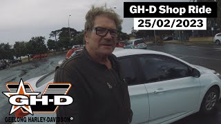 Geelong HarleyDavidson Shop Ride 25022023 [upl. by Brigg280]