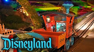 Casey Jr Circus Train at Night  Disneyland Rides 2023 4K60 POV [upl. by Halli]