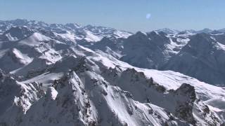 Panoramaüberflug über das Skigebiet Ischgl  Samnaun [upl. by Shelden]