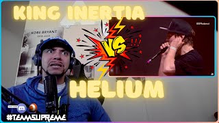 THIS WAS INCREDIBLE King Inertia vs Helium Beatbox Battle LIVE REACTION [upl. by Macmullin420]