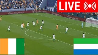 🔴LIVE Côte dIvoire vs Sierra Leone  Éliminatoires PES 21 Video Simulation Gameplay [upl. by Nagy461]