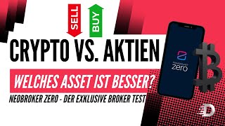 Aktien vs Crypto 🤑 Ich teste für dich den Finanzennet ZERO Broker  Kosten Sparpläne Krypto 📈 [upl. by Ardisj]