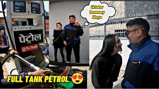 Mero GF ley full tank petrol haldiyo 😍 [upl. by Malvia615]