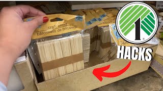 DOLLAR TREE Craft Stick DIY Home Decor HACKS for adults [upl. by Viole]