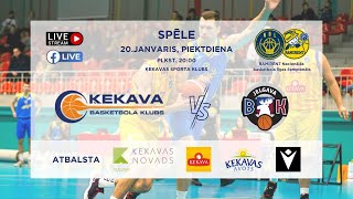 BK Ķekava vs BK Jelgava RAMIRENT Nacionālās Basketbola līgas spēle 20012023 [upl. by Dibru]