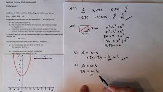 Prüfungsteil 1 Mathe zentrale Prüfung ZP10 2019 NRW für den mittleren Schulabschluss MSA Mathematik [upl. by Libove]