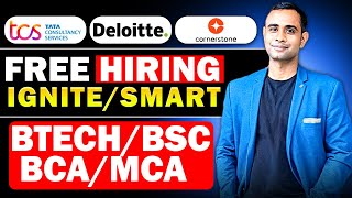 TCS 2025 Biggest Free Hiring  Deloitte Hiring  Cornerstone hiring  2022232425 [upl. by September]