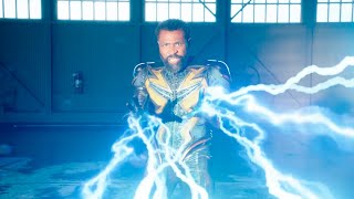 Black Lightning Powers and Fight Scenes  Arrowverse Crossovers [upl. by Reinhard867]