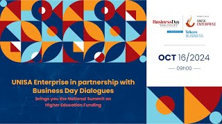 UNISA Enterprise in partnership with Business Day Dialogue [upl. by Liatris]