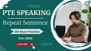 PTE Repeat Sentence Practice 2024 pte pterepeatsentence [upl. by Sawyere]