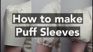 How to make Puff Sleeves tutorial [upl. by Franklin]