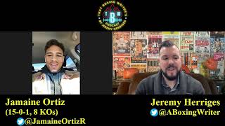 INTERVIEW Boxer Jamaine Ortiz is Staying Busy [upl. by Giamo]