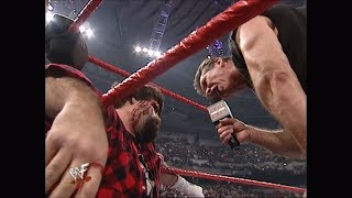 Comissioner Mick Foley gets fired by Mr McMahon  12182000 [upl. by Yregerg]