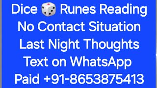 dice 🎲 Runes Reading nightthoughts timeless lovetarot [upl. by Paik]