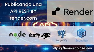 Cómo hacer el deploy de una API REST en Nodejs con Fastify Sequelize y PostgreSQL [upl. by Moises]