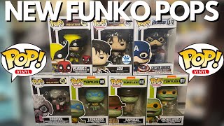 Funko Pop Haul amp UnboxingTMNTDeadpool amp WolverineMarvel [upl. by Asilrahc601]