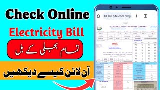 Bijli Ka Bil Check Karne Ka Tarika 2024How To Check Online Bill Of Electricity In Pakistan [upl. by Bluhm]