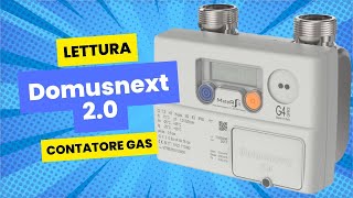 Autolettura contatore GAS Domusnext 20 G4 e G6 [upl. by Ikik]