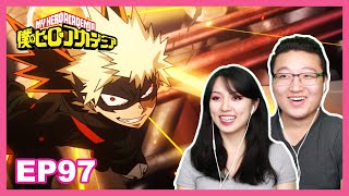 BAKUGO THE LEADER 😎  My Hero Academia Couples Reaction Episode 97  5x9 [upl. by Merissa]