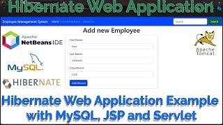 Java PrgrammingSpring Web Application with Apache Tomcat MySQL JPA JSP Bootstrap and Servlet [upl. by Melli]