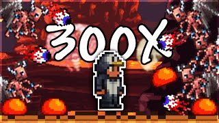 Master Mode Terraria with 300x Spawn Rates is Impossible [upl. by Llenrahc]