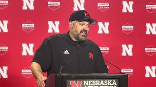 Nebraska Football Coach Matt Rhule  Post UCLA 2024 [upl. by Held]