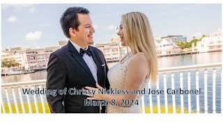 Wedding of Christina Nickless and Jose Carbonel [upl. by Benedicto392]