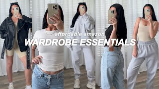 Capsule Wardrobe Essentials my 1010 Favorite Amazon Fashion Basics 2023 Amazon Must Haves [upl. by Noryb]