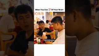 Always Use Your Brain 😂🙌 shorts trending funny memes viralvideo [upl. by Eisus]