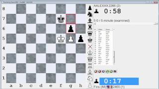 Blitz Chess 81 IM Bartholomew vs AALEXXX CaroKann Defense [upl. by Gainor]