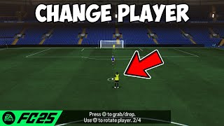 How To Change Practice Arena Player And Team In FC 25 [upl. by Eednil884]