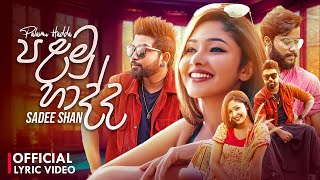 Mage Atha Aran මගේ අත අරන්  Palamu Hadda  Sadee Shan Official Lyric Video [upl. by Atonsah500]