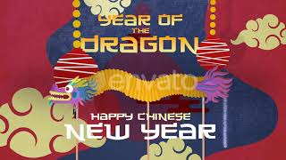 Chinese New Year Dragon Animation 2024 [upl. by Jollanta]