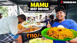 ₹110 Beef Biryani  Vera Level 🔥 Irfans View [upl. by Eidnar]